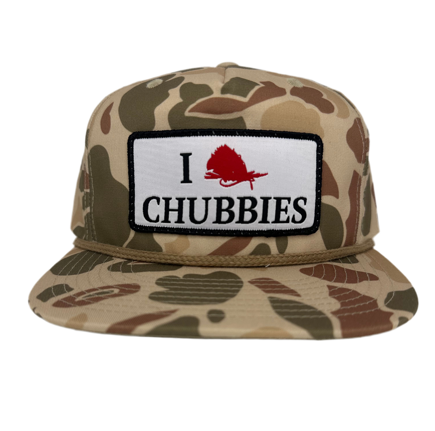 I LOVE CHUBBYS Camo Snapback