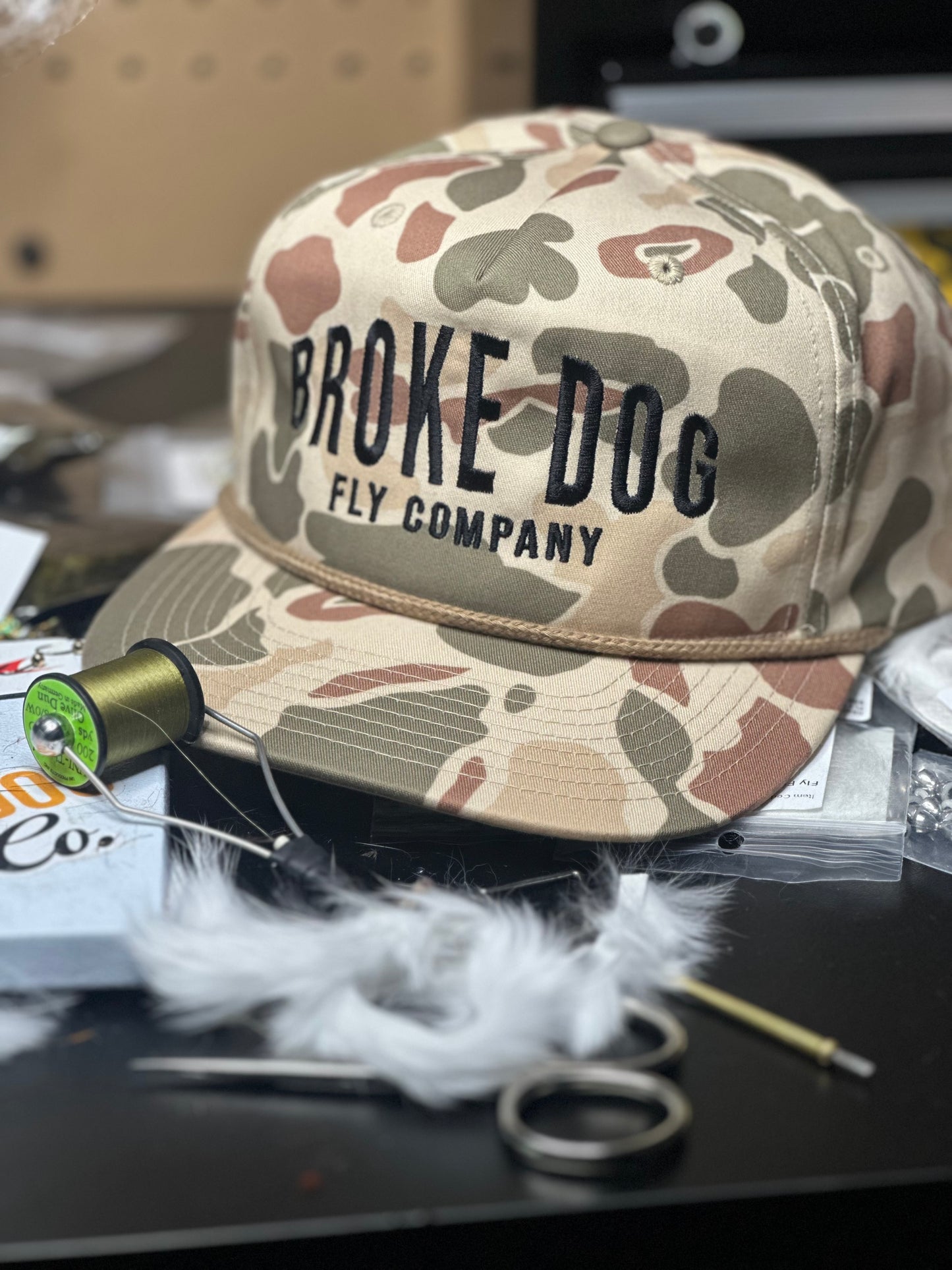 BROKE DOG Camo Snapback